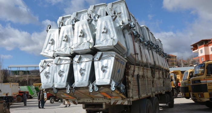 Çameli'ye 100 çöp konteyneri
