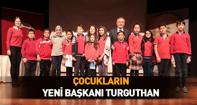 Çocukların yeni başkanı Turguthan