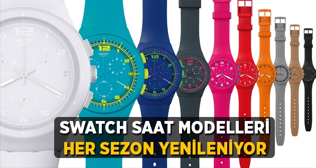 Swatch saat modelleri her sezon yenileniyor