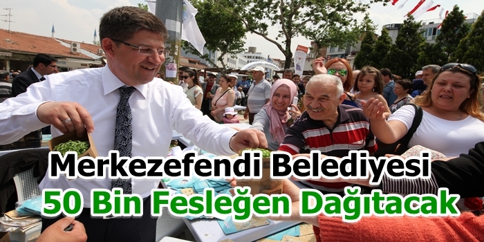 Merkezefendi Belediyesi 50 bin fesleğen dağıtacak