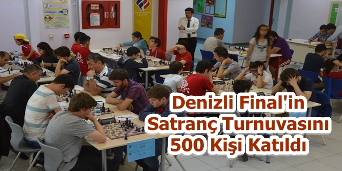 Final'in Satranç Turnuvasını 500 Kişi Katıldı