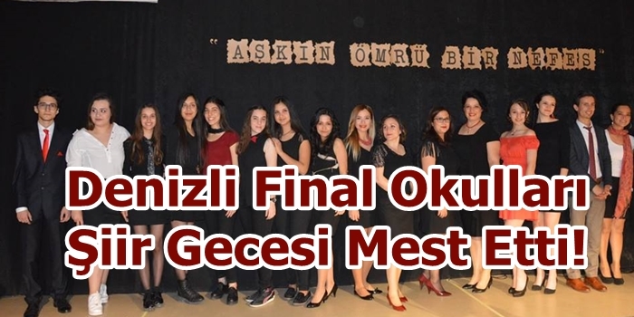 Final'in Şiir Gecesinde Duygulu Anlar Yaşandı