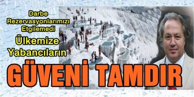 Turistler Tatile Devam Ediyor