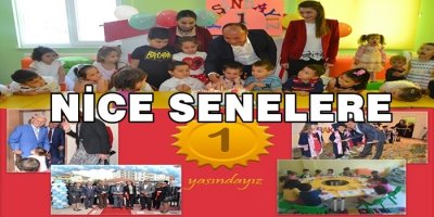 Dazkırı Belediyesi Gülen Kora Kreşi 1 Yaşında