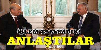 İşlem Tamamdır...Anlaştılar!