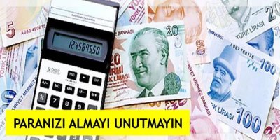 Paranızı Almayı Unutmayın