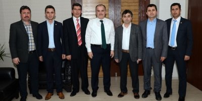 Eğitimcilerden Başkan Gürlesin'e Teşekkür Ziyareti