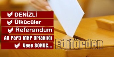 Ak Parti ve MHP'nin Ortaklık Sonucu!...