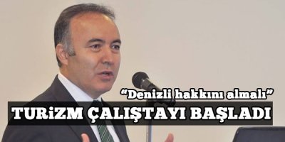 Vali Çalıştay'da Konuştu