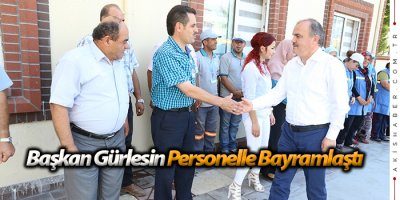 Personelinin Bayramını Kutladı