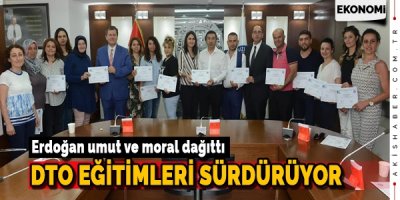 DTO’dan 90 Girişimciye Daha Sertifika