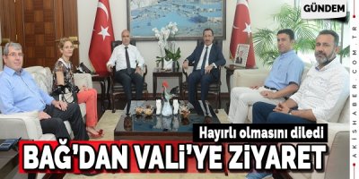 Rektör Bağ'dan Valilik Ziyareti
