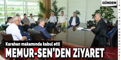 Memur Sen'den Vali'ye Ziyaret