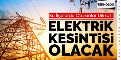 Dikkat! Elektrik Kesintisi
