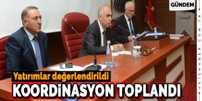 Koordinasyon Kurulu Toplandı