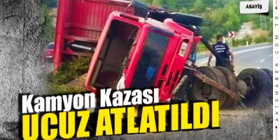 Kamyonu Yan Yatırdı, Felaketi Önledi
