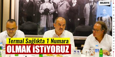 ''Termal Sağlıkta 1 Numara Olmak İstiyoruz''