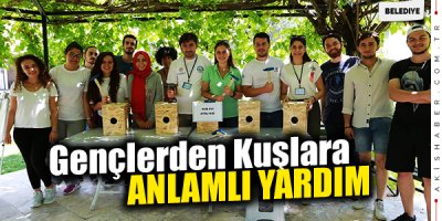 Gençler Doğa Sakinlerine Konut Hazırlıyor