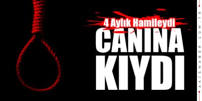 4 Aylık Hamileydi, Kendini Astı!