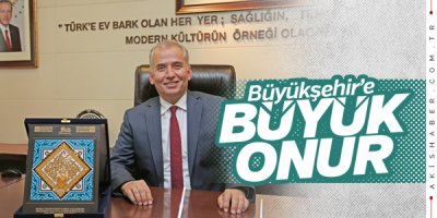 Denizli'ye Türk Dünyası Şehircilik Özel Ödülü