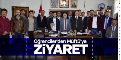 Öğrencilerden İl Müftüsü Aşık'a Ziyaret