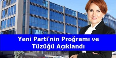 İşte Yeni Partinin Proğramı ve Tüzüğü