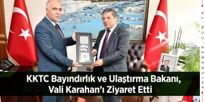 KKTC'den Vali Karahan'a Ziyaret