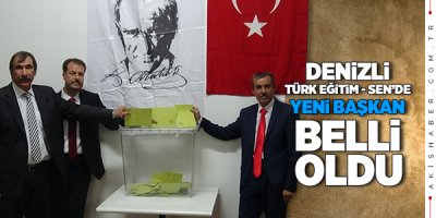İşte Denizli Türk Eğitim - Sen Yeni Şube Başkanı