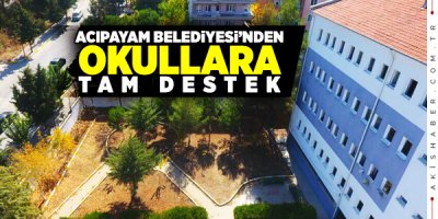 Acıpayam'da Okul Bahçeleri Daha Yeşil Olacak