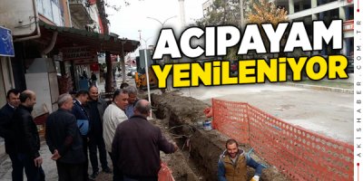 Acıpayam'da Alt Yapı'da Sona Yaklaşıldı