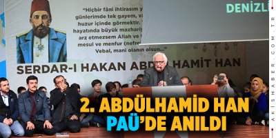 PAÜ'de Osmanlı Sultanı Anıldı