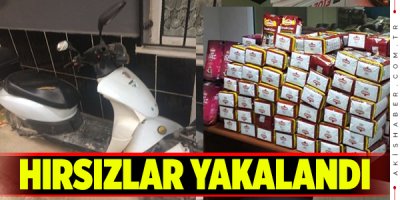 Çaldıklarıyla Birlikte Yakalandılar