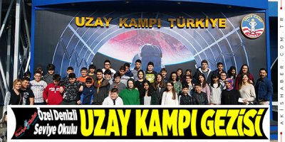 Denizli Seviye Okulları Uzay Kampında