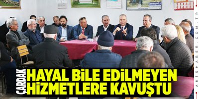 Başkan Zolan Çardak'da