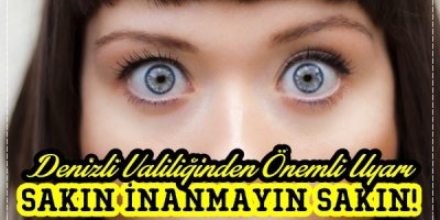 Bu Uyarıyı Ciddiye Alın...