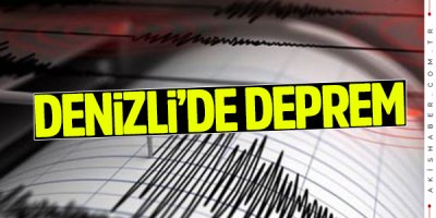 Denizli'de 3.4 şiddetinde korkutan deprem