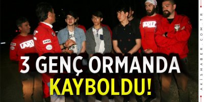 16 yaşındaki kayıp 3 gence AKUT müdahalesi!
