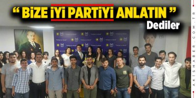 PAÜ'lü Gençler İYİ Parti Ziyaretinde