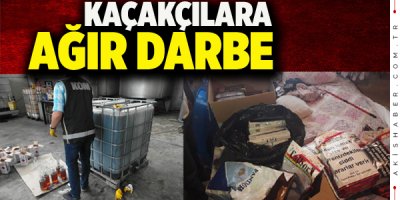 Tütün ve Akaryakıt Kaçakçılarına Operasyon