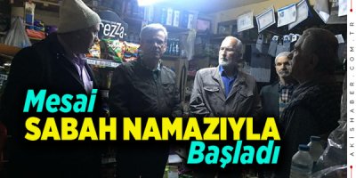 Başkan Şevkan Mesaiye Erken Başladı