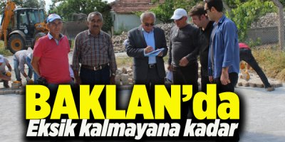 Baklan'da Aralıksız Hizmet