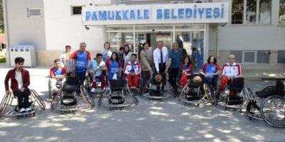 Gürlesin'den Engelli Basketbol Takımına Büyük Destek