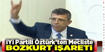 Öztürk, Mecliste Bir İlke İmza Attı