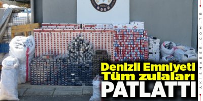 Kaçak Sigara Deposuna Baskın