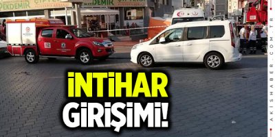 Bıçağı boğazına dayadı intihar etmek istedi