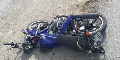 Motorsiklet Sürücüsü Feci Şekilde Can Verdi