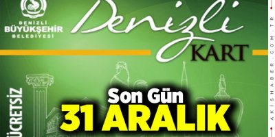 Büyükşehir’den Denizli Kart Uyarısı!