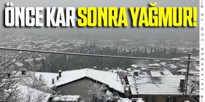 Önce kar ardından aşırı yağış! Denizli 8-9 Ocak 5 günlük hava durumu