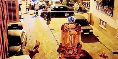 Emek Caddesi'nde Şaşkınlık Yaratan Kaza!