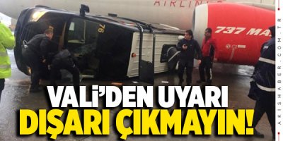 Antalya Havalimanı'nda hortum faciası!